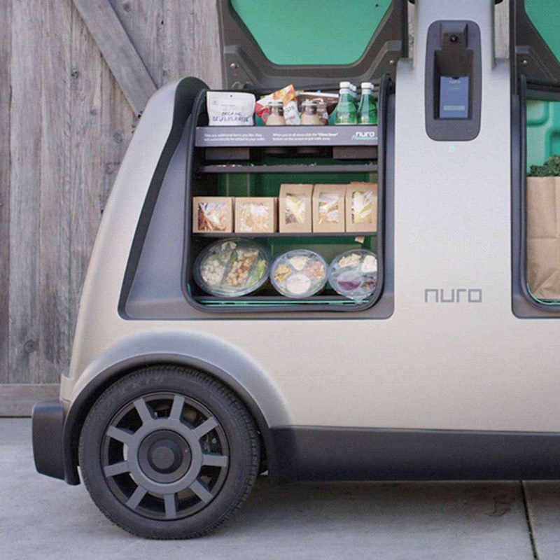Kompakter und selbstfahrender-Lieferant der Nuro R2. (Bild: Nuro)